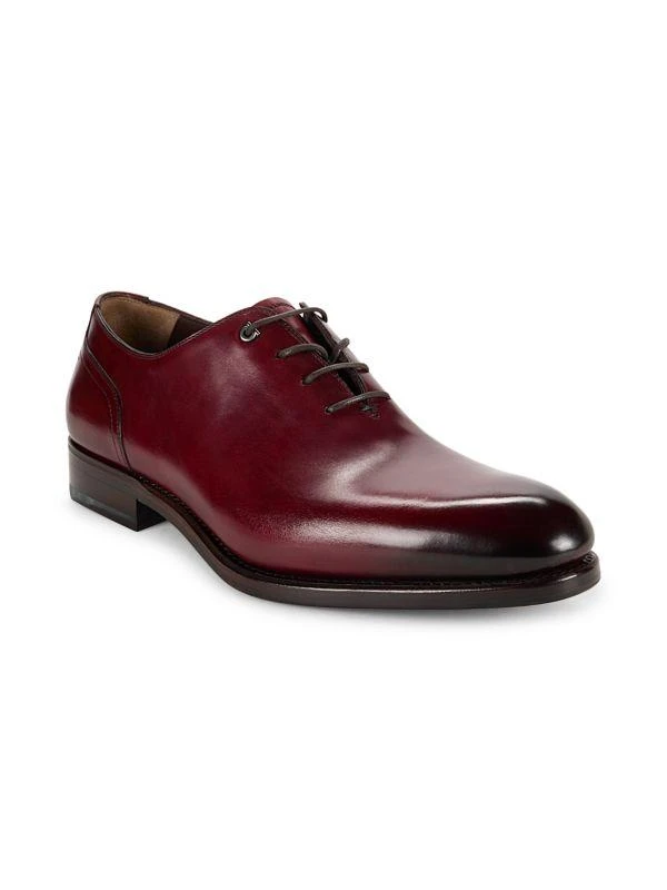 Salvatore Ferragamo Barclay Leather Oxford Shoes 2