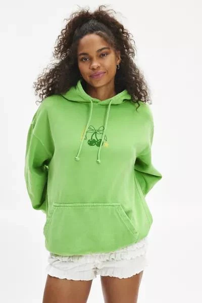 Urban Outfitters Healthy Living Graphic Overdyed Hoodie Sweatshirt 2