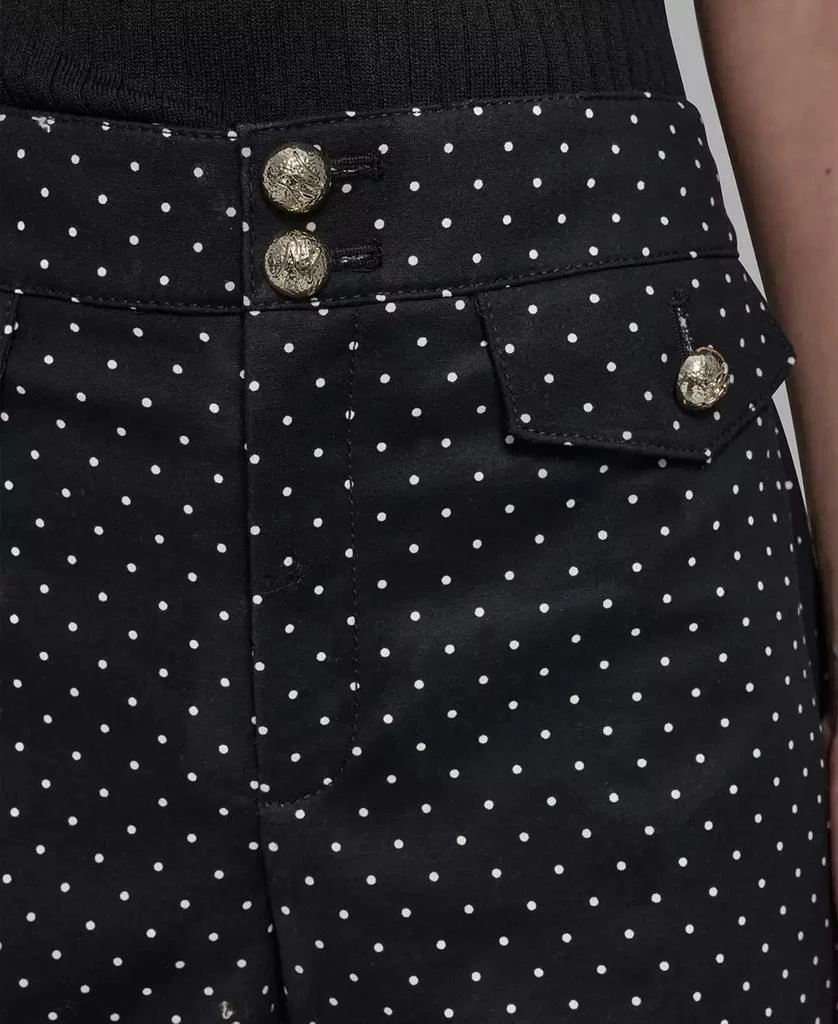 Karl Lagerfeld Paris Petite Flap Pocket Ankle Pants 3