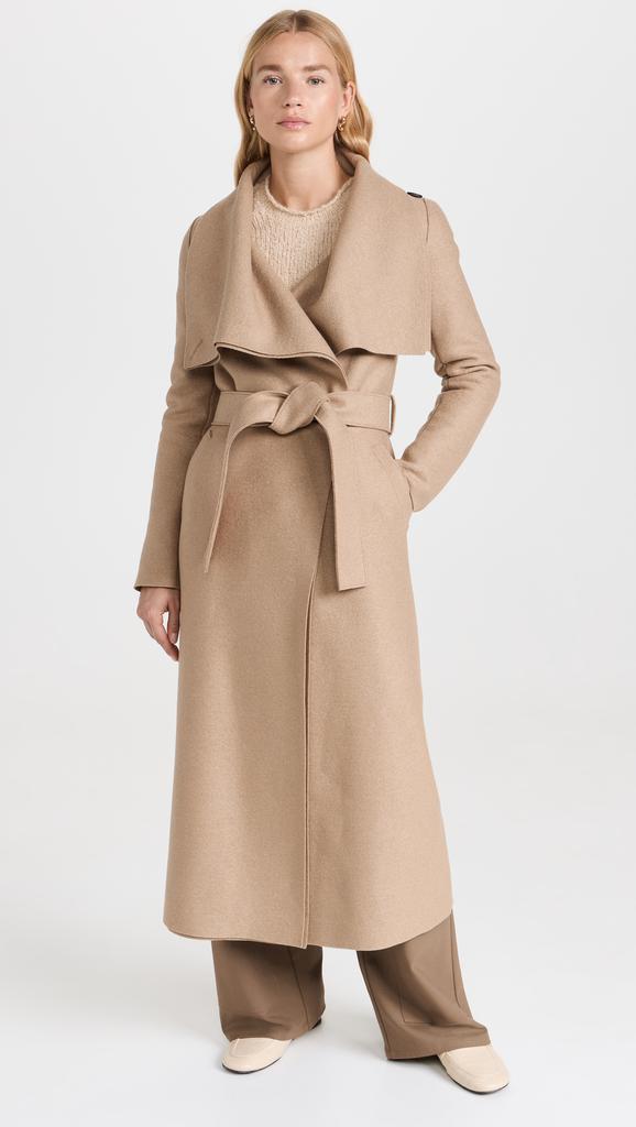 Harris Wharf London Long Volcano Coat Pressed Wool - Jackets