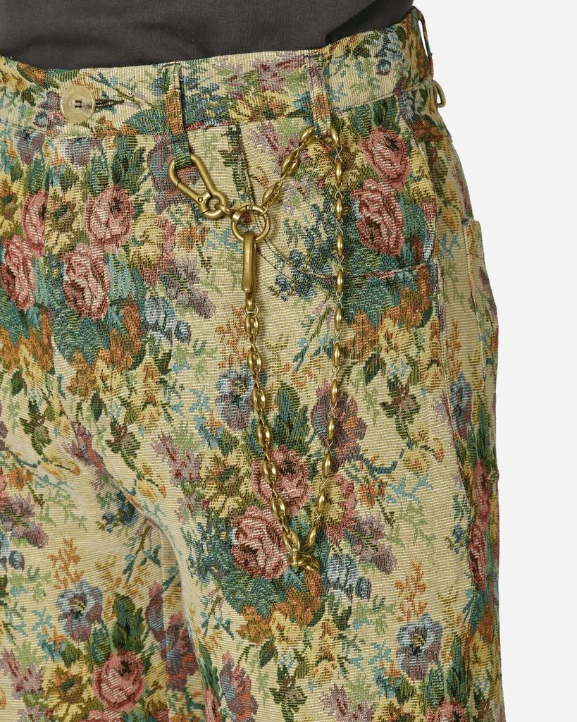 Song for the Mute Floral Jacquard Long Work Multicolor Pants 5