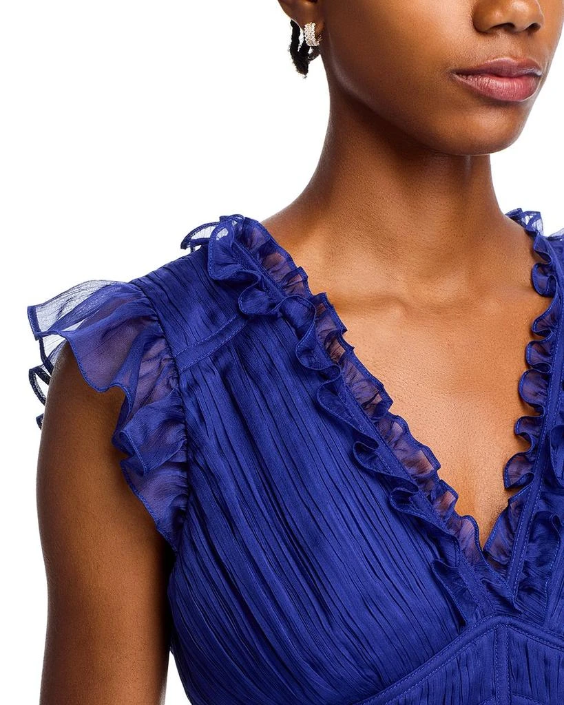 AQUA Flutter Maxi Dress - Exclusive 5