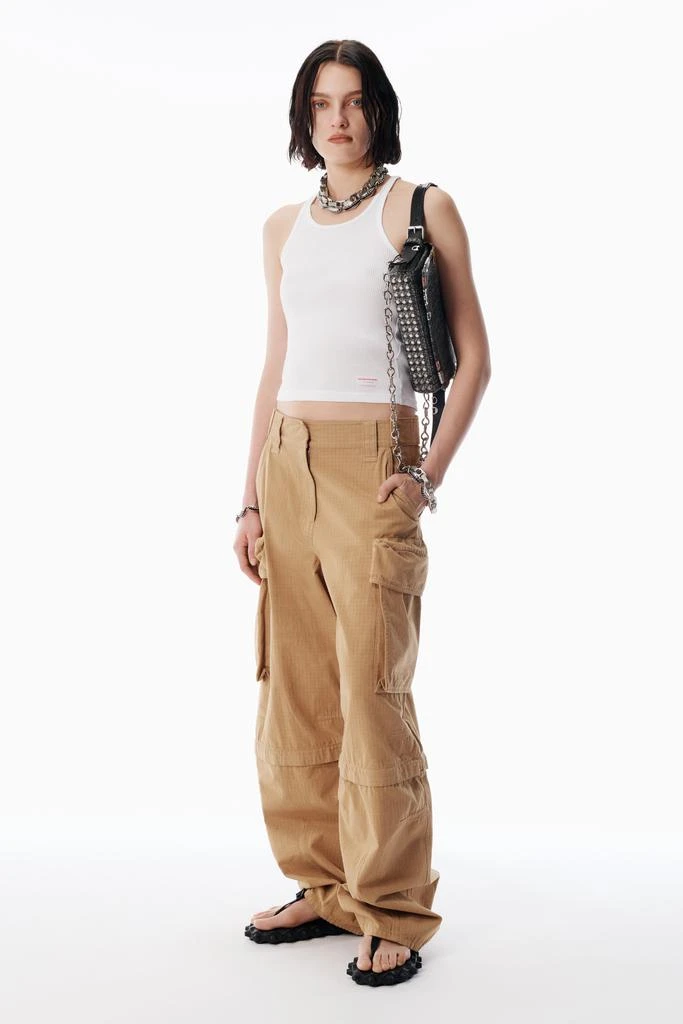 Alexander Wang Beige Oversized Cargo Pants 1