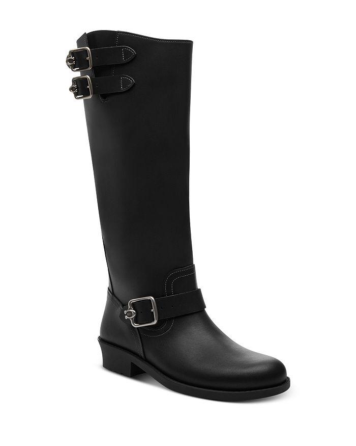 Coach Women's Daria Leather Moto Boots