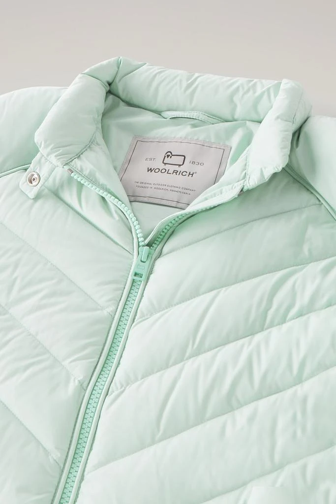 Woolrich Short Padded Jacket with Chevron Quilting - Women - Black 2