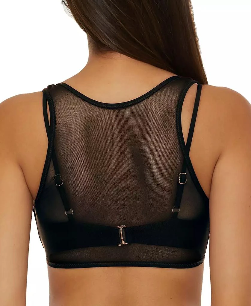 Becca Women's Muse Mesh-Overlay Multi-Way Bralette Bikini Top 4