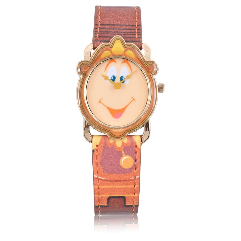 Accutime Disney Beauty and the Beast Cogsworth Antique Goldtone Analog Watch - Zavvi Exclusive