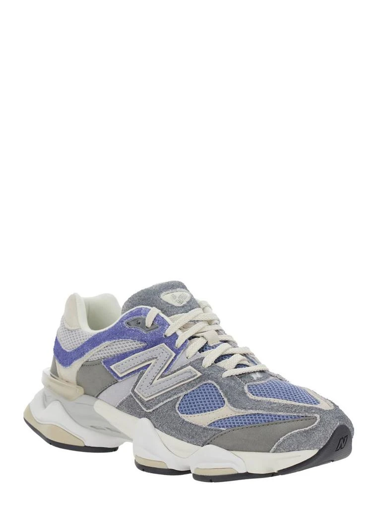 New Balance Multicolor Low Top Sneaker With Logo Detail On The Side In Suede And Tech Fabric Unisex 2