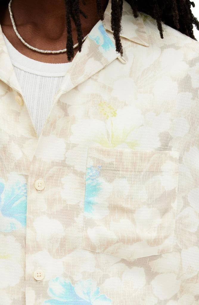 ALL SAINTS Nevada Floral Print Camp Shirt 2