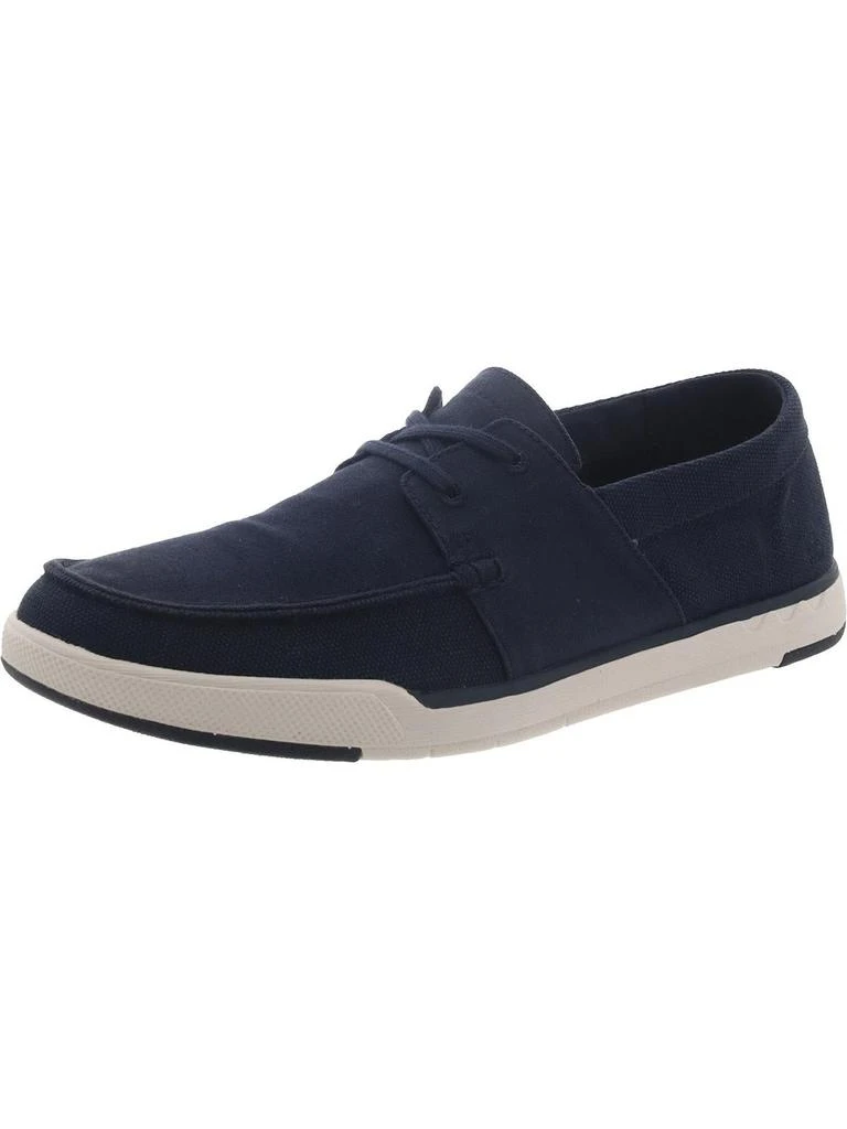 Clarks Step Isle Base Mens Canvas Lifestyle Casual And Fashion Sneakers 1