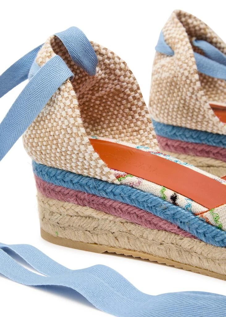 Missoni Eva 30 zigzag canvas wedge espadrilles 4