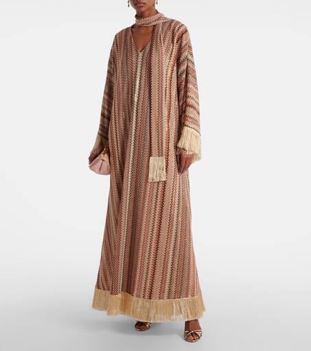 最高級ラグジュアリーイタリア製MISSONI カシミヤ シルクストライプセーター 最高級ラグジュアリーイタリア製MISSONI カシミヤ シルク