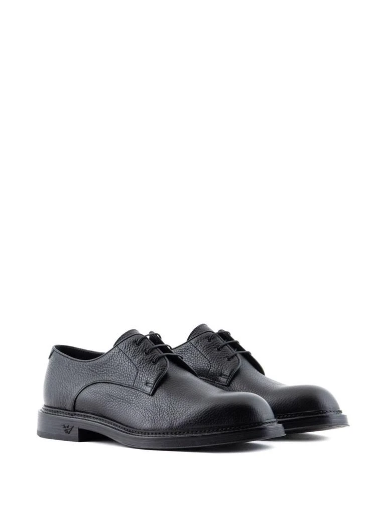 Emporio Armani EMPORIO ARMANI - Leather Laced Shoes - Dress  display picture 2