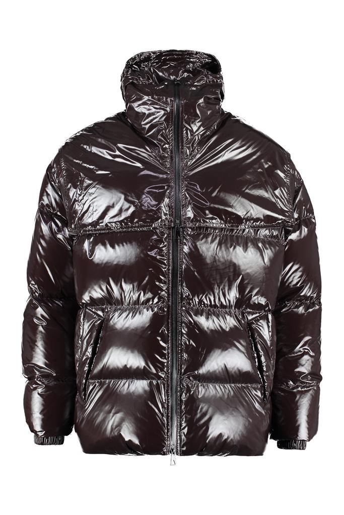 Shop Bottega Veneta down jacket padded in technical nylon on