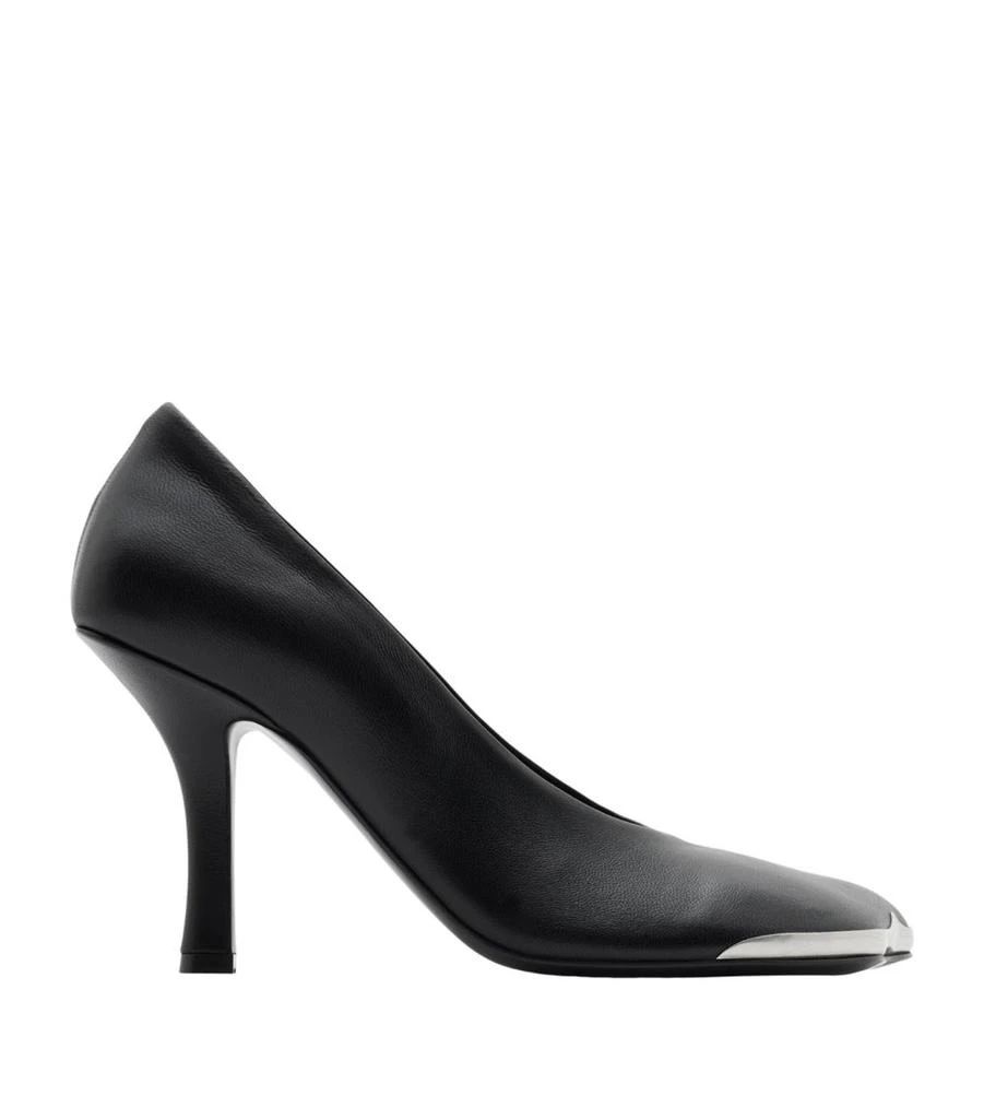 Burberry Leather Duck Pumps 90 1