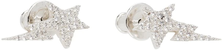 Bape Silver STA Earrings 2