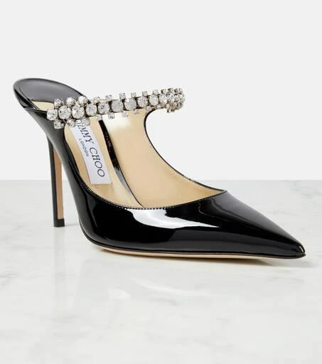 Jimmy Choo Bing 100 patent leather mules 6