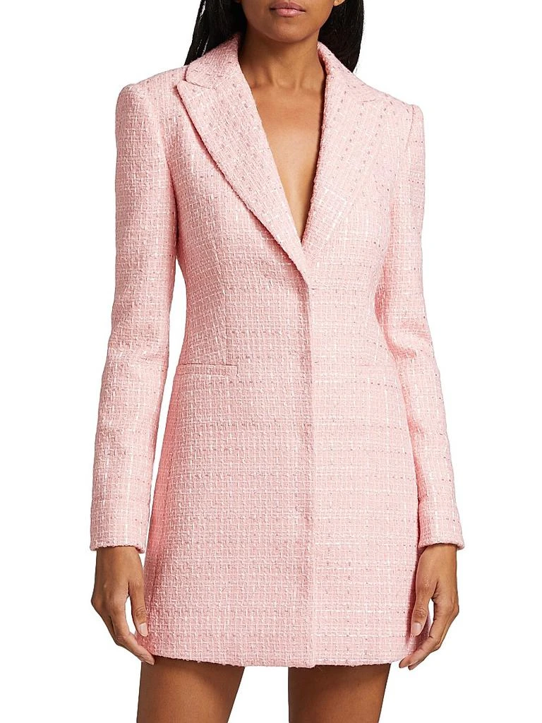 Alice + Olivia Justin Tweed Blazer Minidress 3