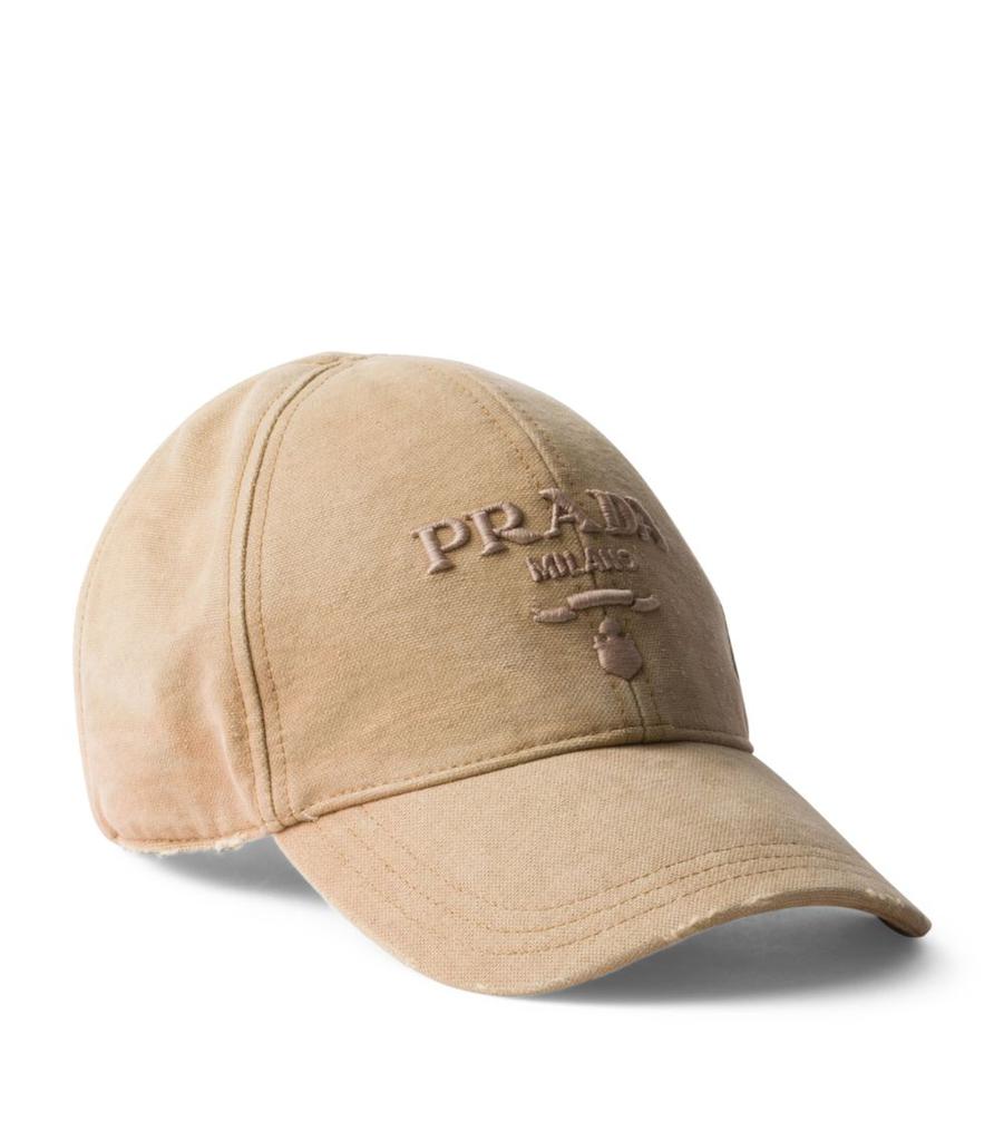 Prada Canvas Baseball Cap