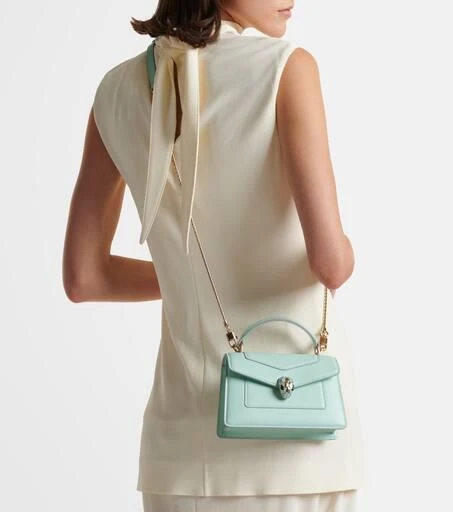 BVLGARI Serpenti Forever leather tote bag 7
