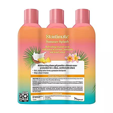 Skintimate Skintimate Summer Splash Shave Gel, 9.5 oz., 3 pk.