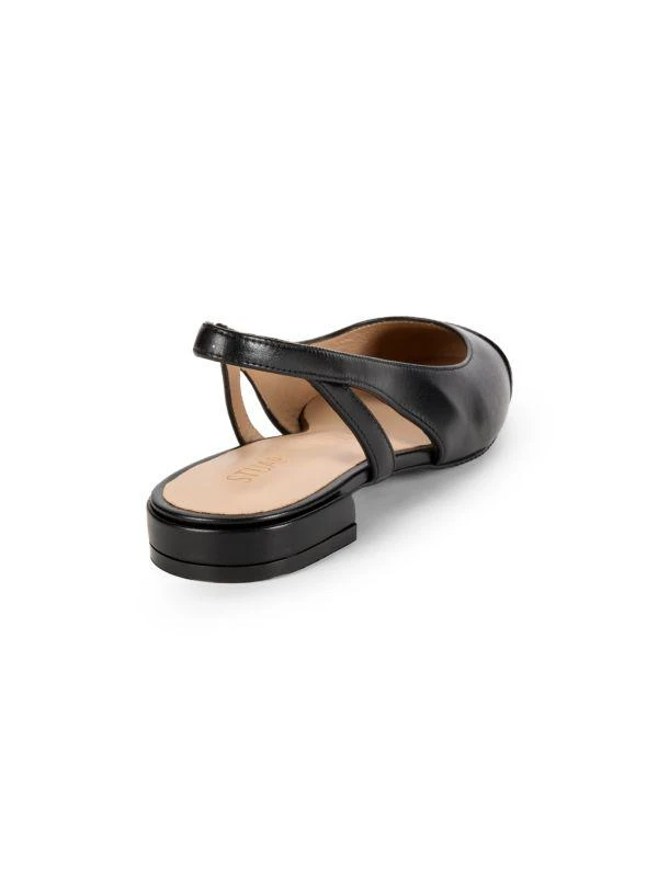 Stuart Weitzman Leather Slingback Flats 3