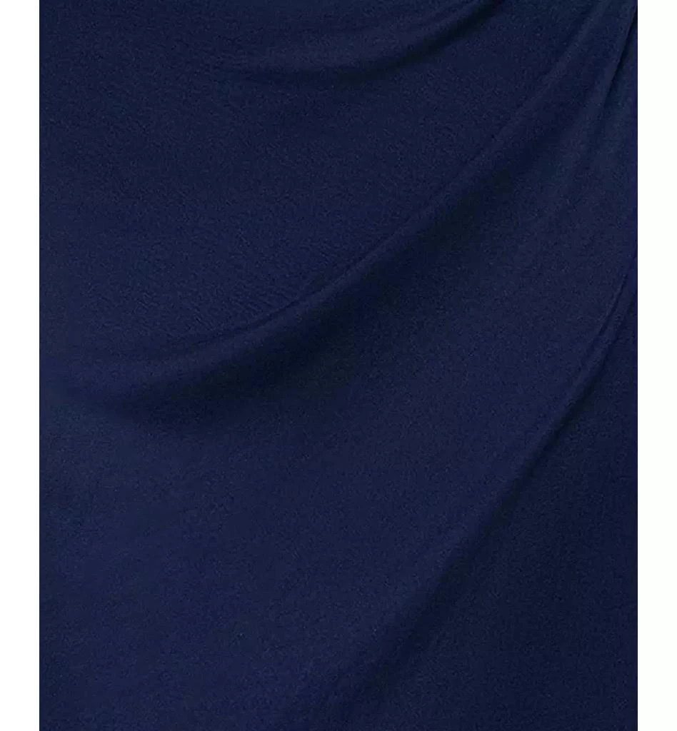 XSCAPE Plus Size Sheer Boat-Neckline Long Sheath Dress 4