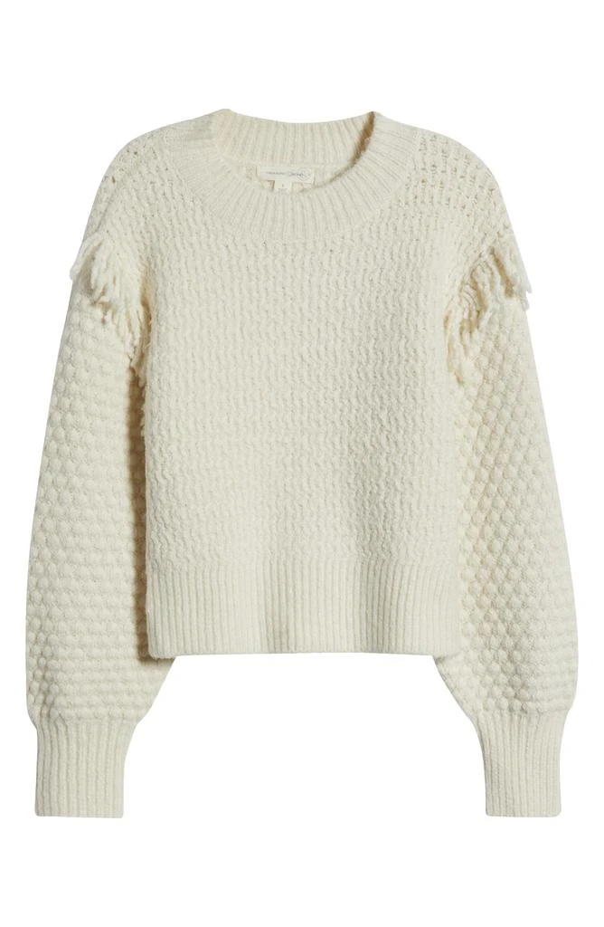 Treasure & Bond Mixed Stitch Fringe Sweater 5