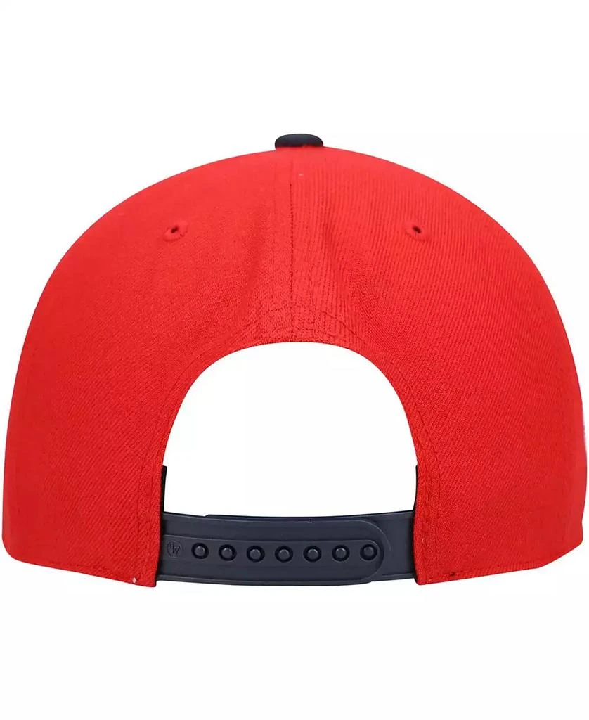 47 Brand Men's Red Washington Capitals Captain Snapback Hat 4