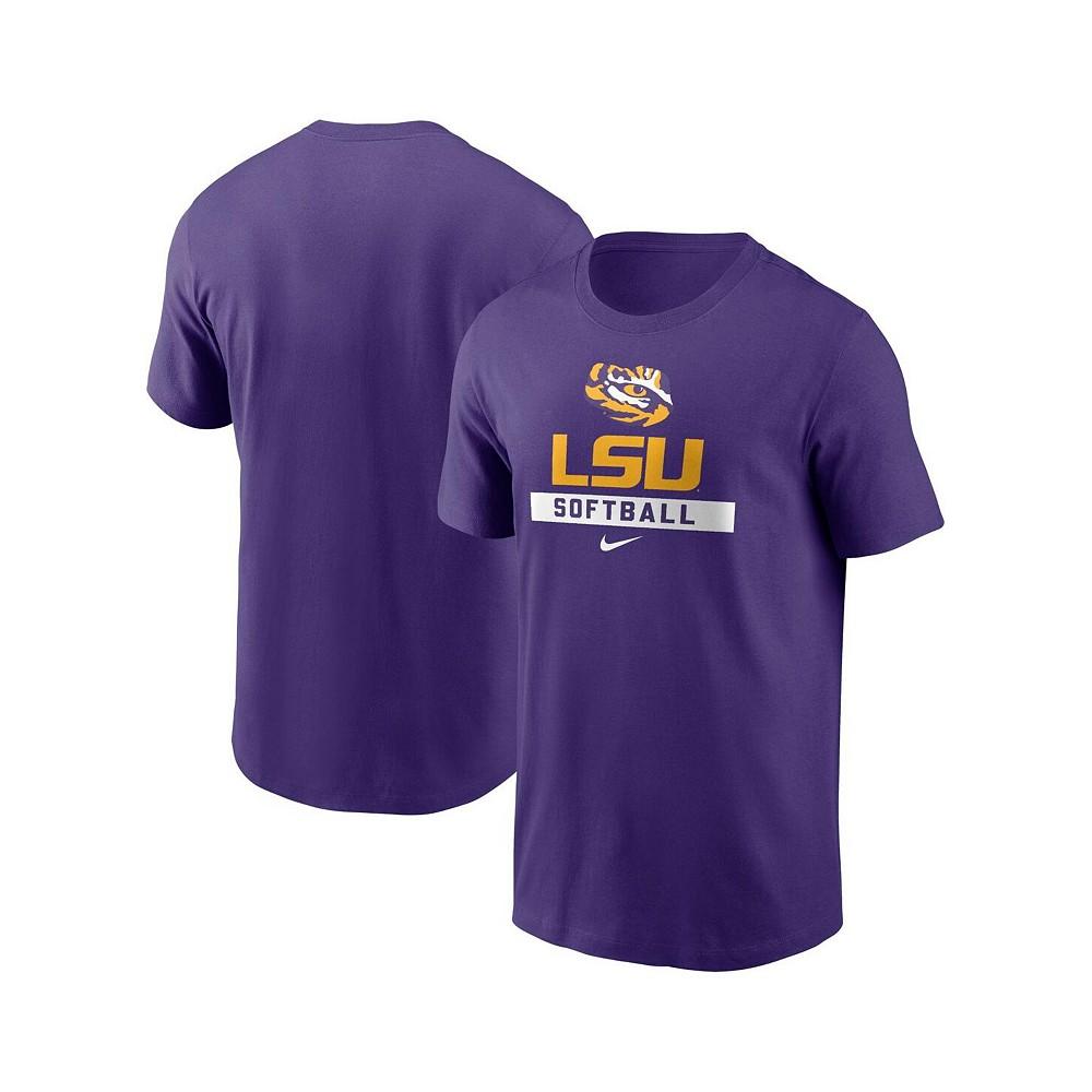 Nike Men's Purple LSU Tigers Softball T-Shirt