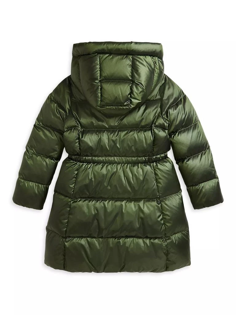 Ralph Lauren Little Girl's & Girl's Puffer Down Hooded Jacket 3