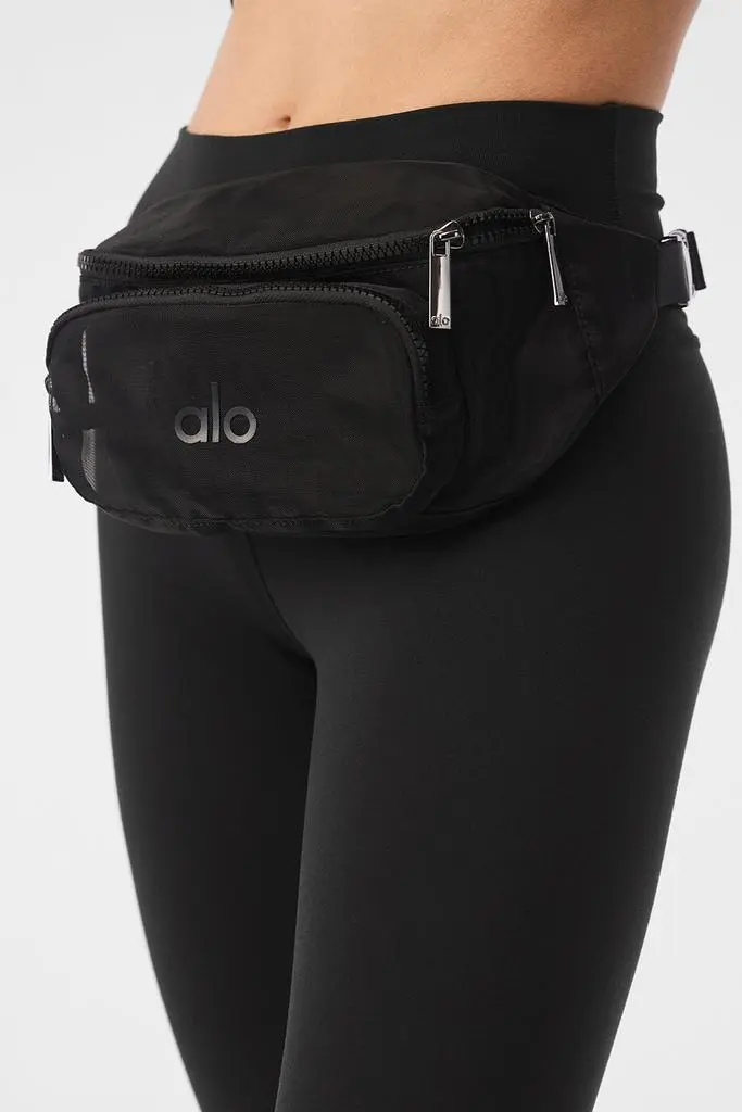 Alo Sheer Fanny Pack - Black - Bum Bags - Free Shipping - BeyondStyle