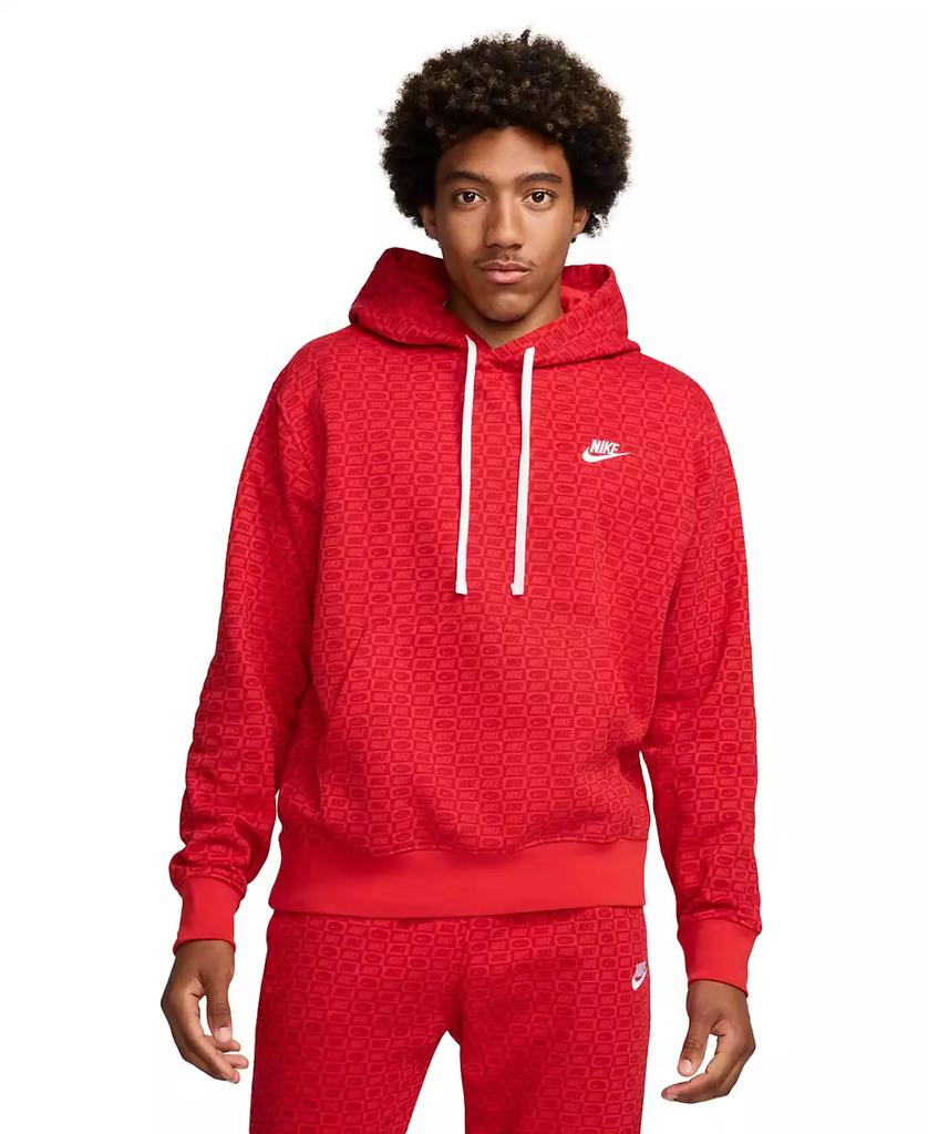 nike printed pullover hoodie
