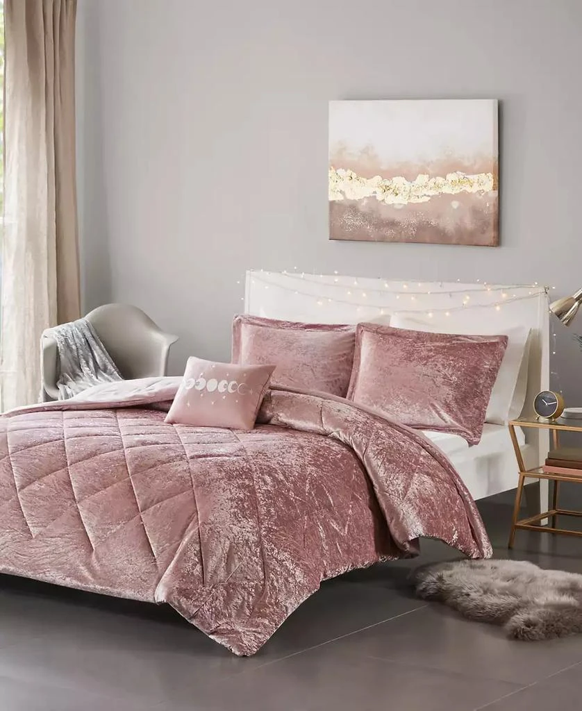 Intelligent Design Felicia Velvet 4-Pc. Comforter Set 1