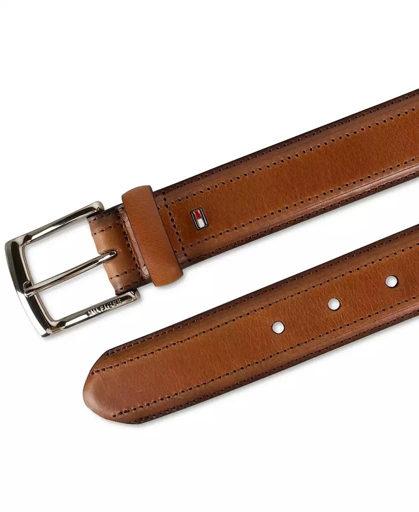 Tommy Hilfiger Men’s Stitched Classic Dress Leather Belt 4
