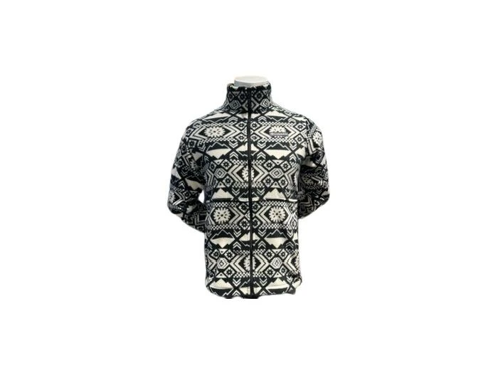 Columbia Granite Mountain Printed Fleece Jacket Homme Noir et Blanc 1