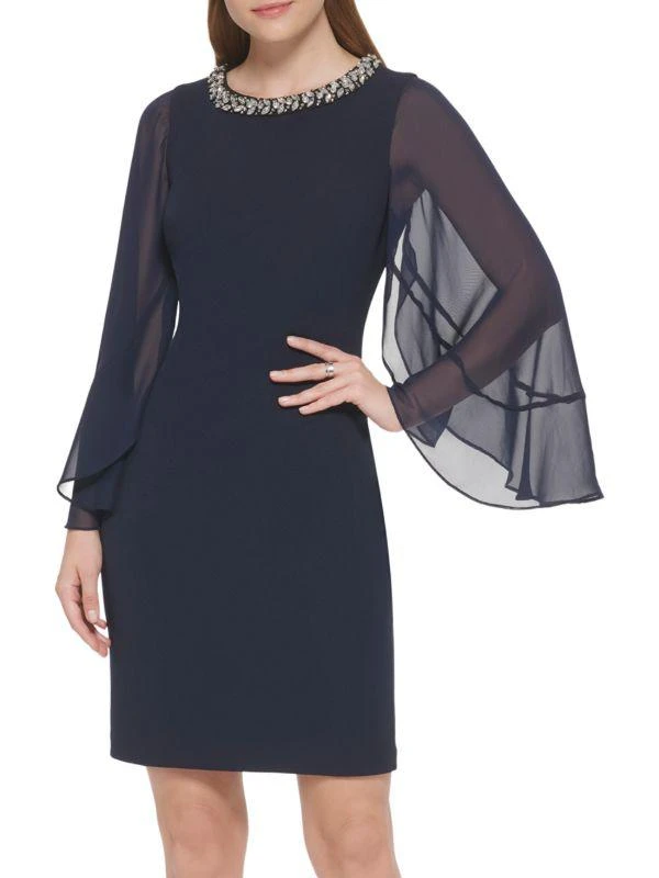 Vince Camuto Cape Bodycon Mini Dress 1