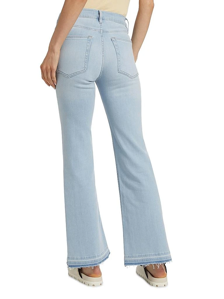 FRAME Le Easy Released Fray Hem Flare Jeans 5