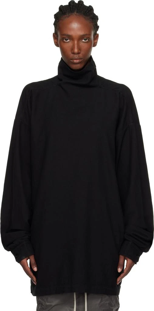 Rick Owens Black Concordians Jumbo Turtleneck 1
