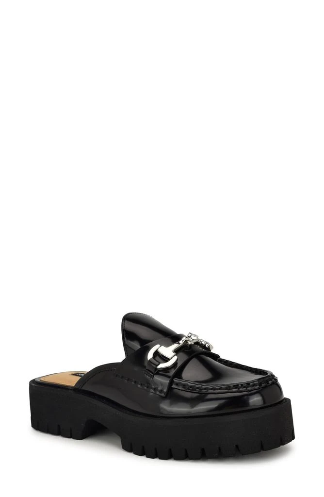 Nine West Duntal Platform Bit Loafer Mule 1