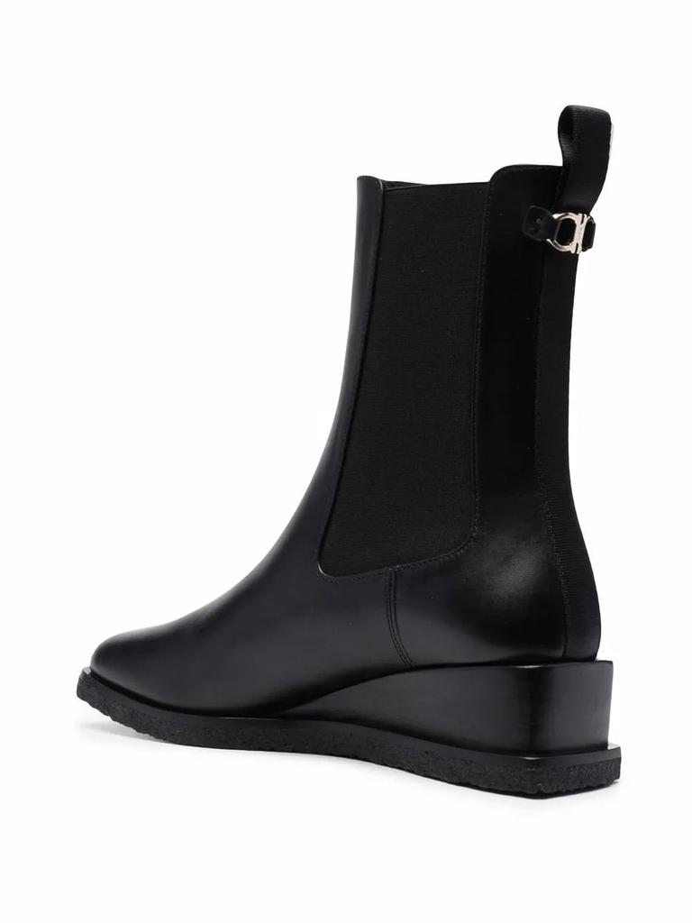 Salvatore Ferragamo Ferragamo Wedge-Sole Ankle Boots