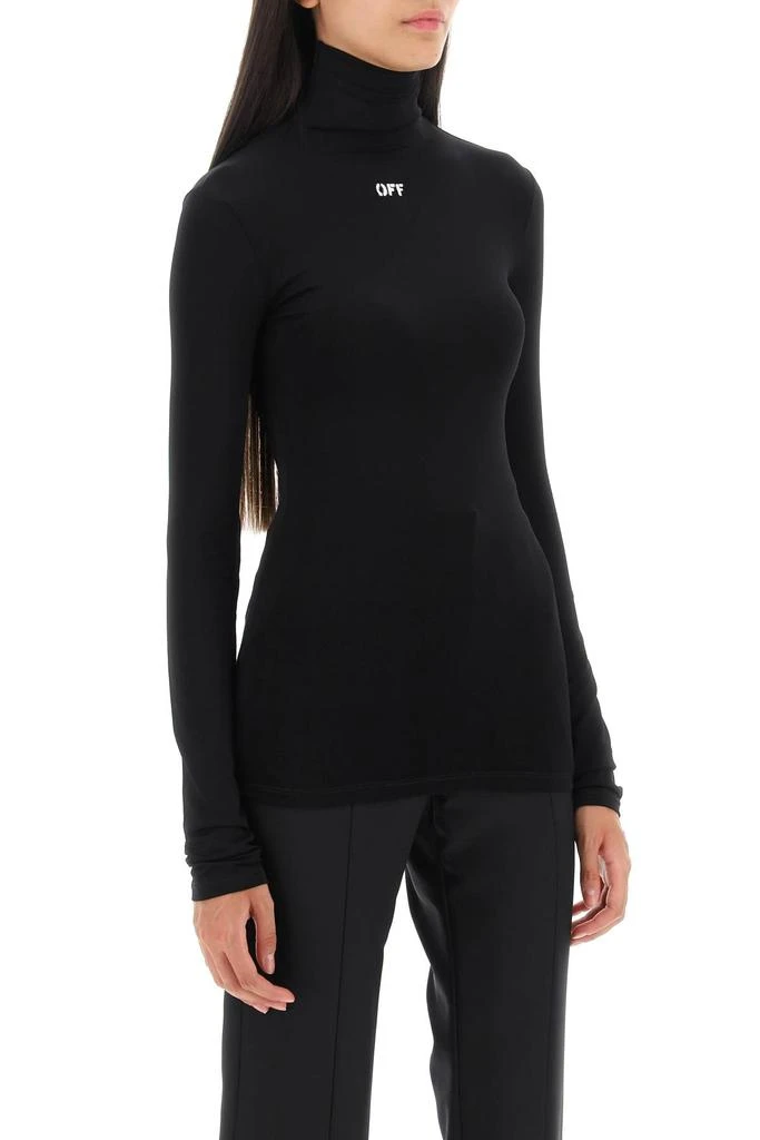 Off-White second skin long sleeve turtleneck top 2
