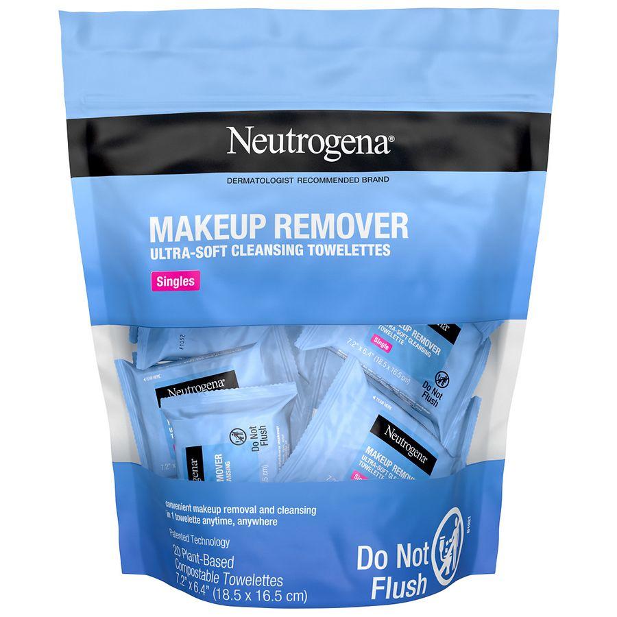 Neutrogena Cleansing Makeup Remover Wipes, Individually Wrapped Unspecified