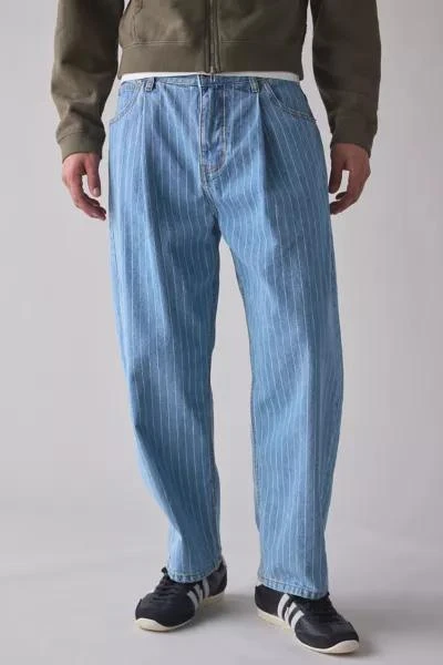 BDG BDG Pinstripe Pleated Straight Fit Denim Jean 1