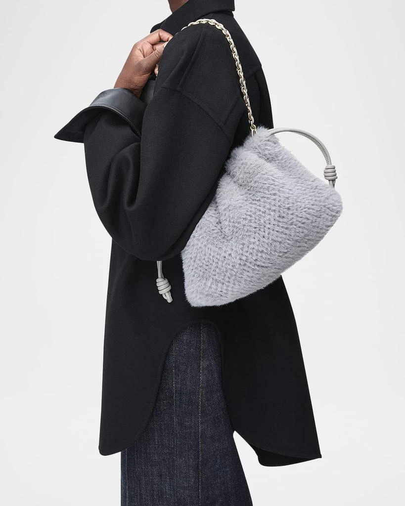 Loewe Flamenco Shoulder Bag in Fluffy Knit 5