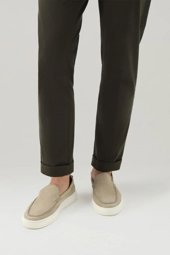 WO-FOOTWEAR Suede Leather Loafers - Men - Beige 6
