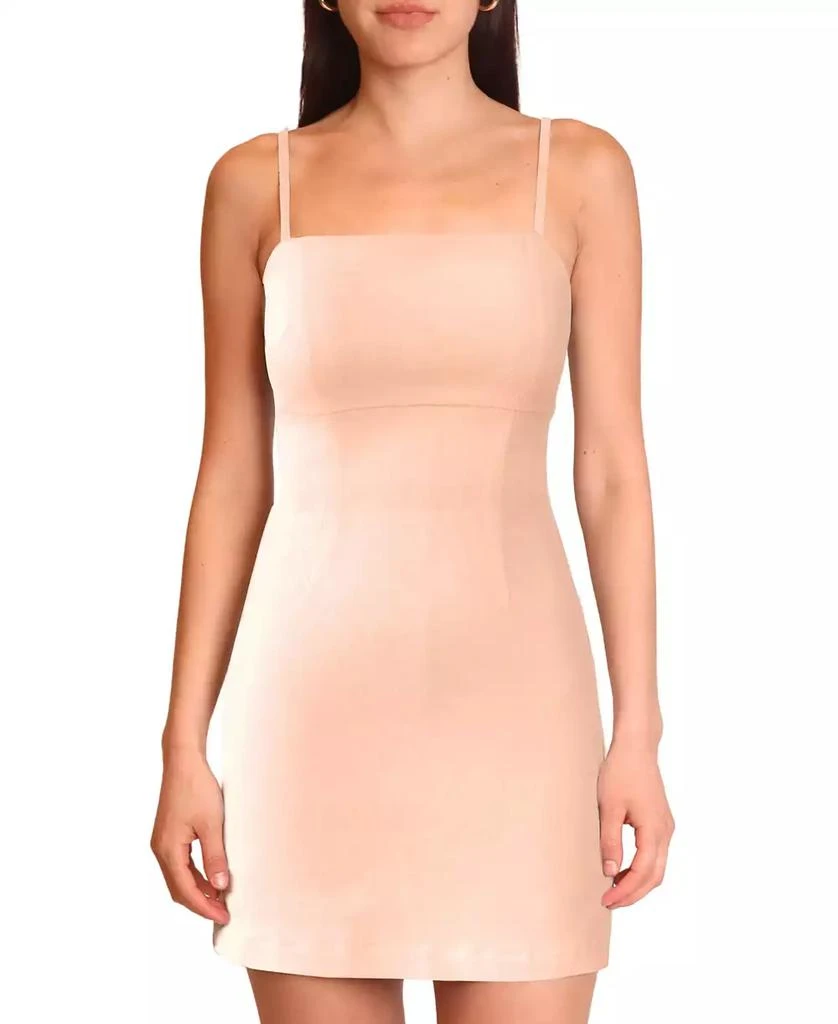 Avec Les Filles Women's Printed Square-Neck Bodycon Mini Dress 4