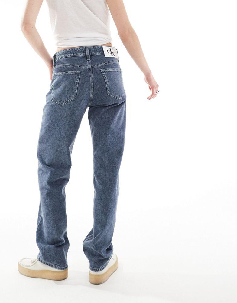 Calvin Klein Calvin Klein Jeans 90s straight jeans in grey wash - ASOS Exclusive