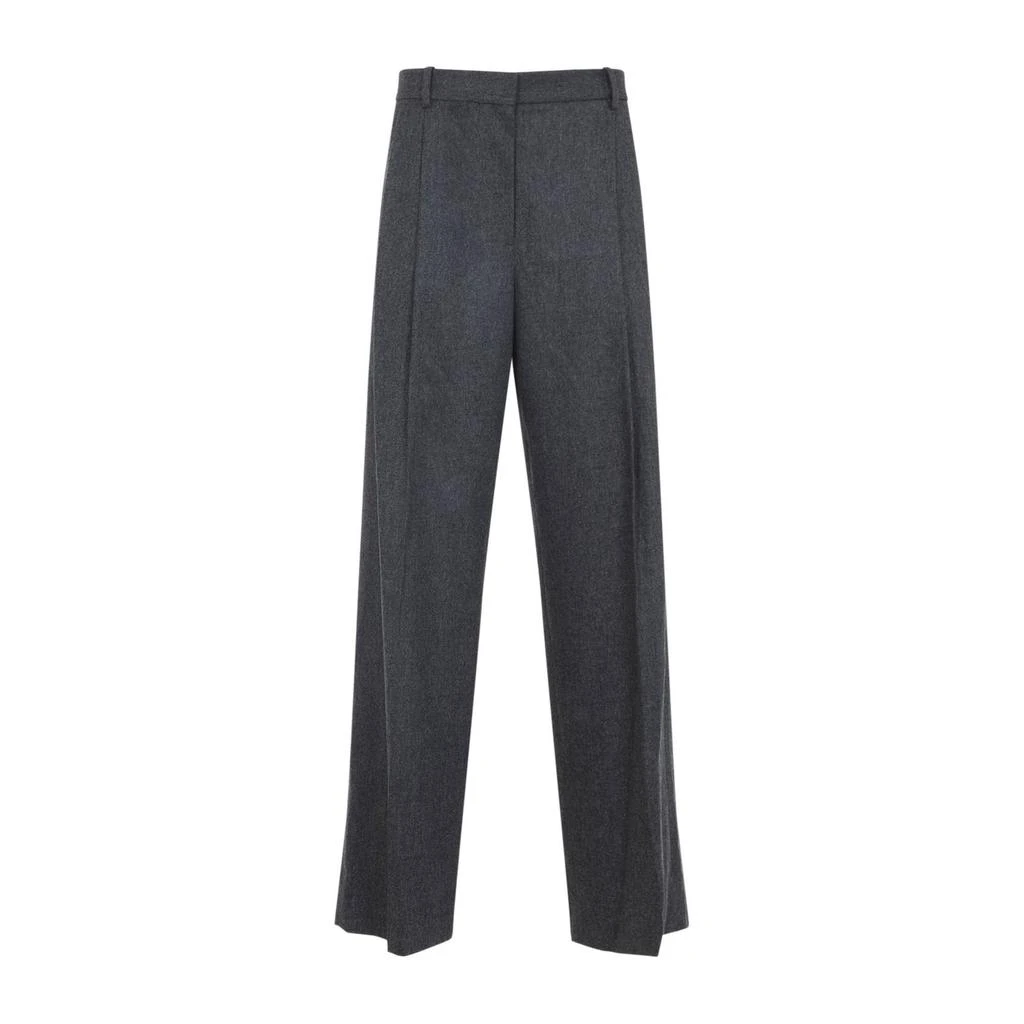 Khaite Khaite Pleated Straight-Leg Trousers from Cettire