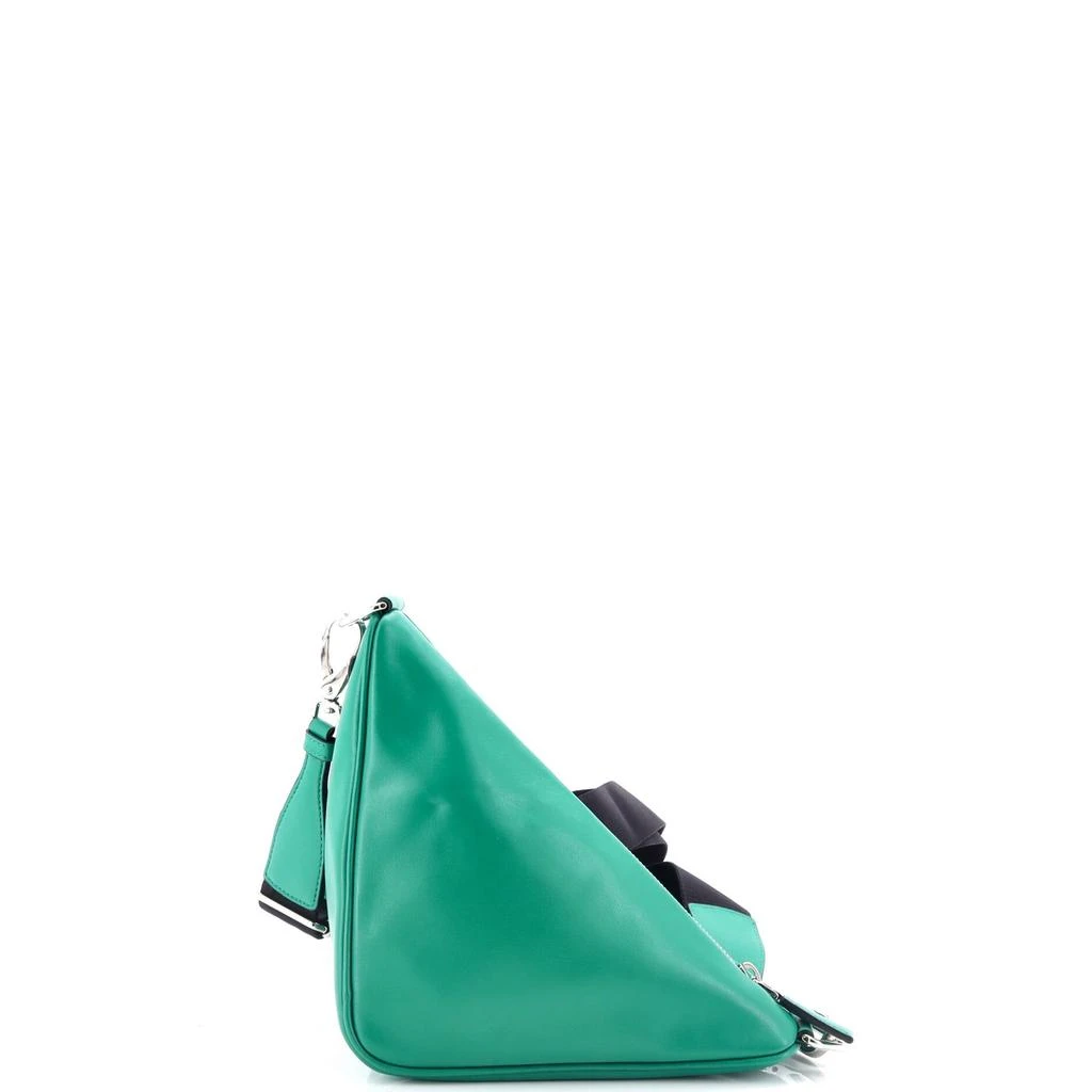 Prada Triangle Logo Zip Crossbody Bag Leather Small 3